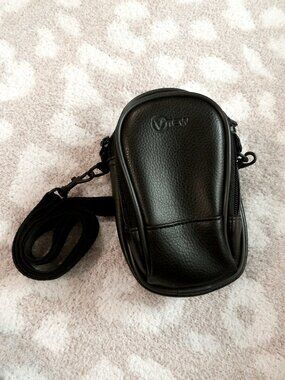 Vintage View Black Phone/ Camera Case or Crossbody Bag
